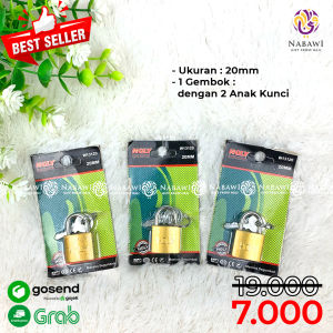 Gembok Exito High Quality 20 mm Gembok Koper Perlengkapan Haji dan Umroh