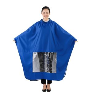 Heavy Duty Waterproof Motorcycle Raincoat 2 Person Hooded Rain Poncho Reusable Windproof Outdoor Rain Gear for Men Women Riding Cycling Travel