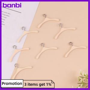 banbi ของเล่นจำลองของตกแต่งห้องนอนที่แขวนเสื้อโค้ทตุ๊กตา1:12