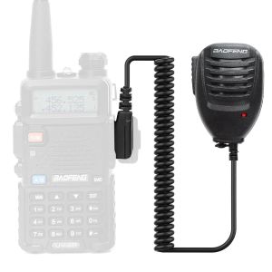 [Manila in Stock] Original Baofeng Rainproof Handheld Microphone Speaker MIC for Baofeng Portable Radio UV5R BF-888S BF-UVS9 Plus UV-13 Pro Two Way Radio