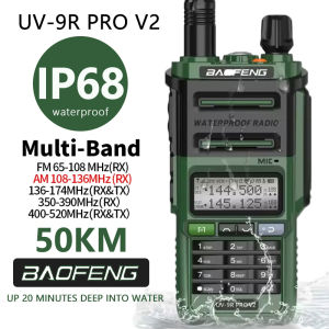 BAOFENG UV 9R Pro V2 IP68 Waterproof Walkie Talkie Tri-Power Type-C Charger Dual Band Ham CB Radio Two Way Radio of UV 9R Plus2026