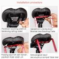 Bracket Bottle Cage di Railing Sadel jok sepeda tambahan dudukan botol minum. 