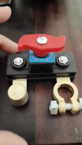 AUTOKEDAI Car Battery Disconnect Isolator Battery Cut-off 12V/24V Anti-leakage Switch Switch Protector Quick Cut-off Power