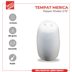 Tempat Bumbu 7 cm / Pepper Shaker 2.75" (E 316) LEGACY Keramik (0878233)(F5)
