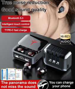 Wireless Bluetooth Earbuds with Built-in Power Bank High-Quality Sound and Long Battery Life