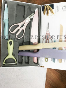 [HCM]BỘ DAO KICHEN 6 MÓN BỌC SỨ CAO CẤP