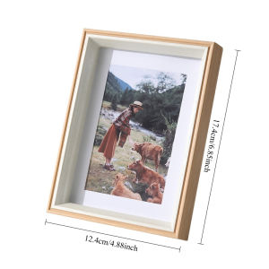 Wooden Photo Frame Nordic Minimalist High-end Style Photo Wall Art Studio Decoration Frame