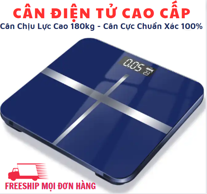 (CÂN ĐẾN 180KG CỰC CHUẨN) CÂN ĐIỆN TỬ MẶT KÍNH CƯỜNG LỰC IP SIÊU CHẮC ...