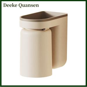 Deeke Giá đựng bàn chải đánh răng đa năng cốc nước súc miệng gắn tường không đục lỗ Cốc đựng bàn chải đánh răng cốc đựng đồ phòng tắm phụ kiện