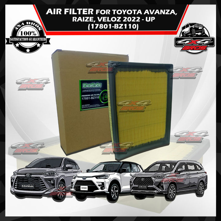 Excellabs Air Filter for Toyota Avanza, Raize, Veloz 2022 to Present ...
