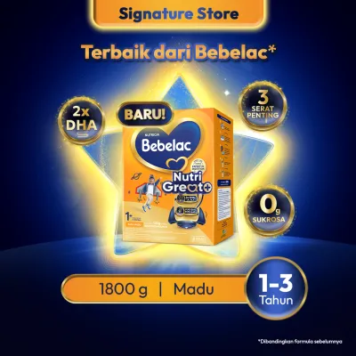 Bebelac 3 / Bebelac 1+ Madu Susu Pertumbuhan Bubuk 1800gr - Untuk Usia 1-3 Tahun