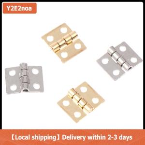 【Local shipping】 For 1 10 RC Crawler Car Traxxas Trx4 1 14 Tamiya RC Dump Truck SCANIA 770S VOLVO 10pcs Mini Door Hinge Simulation Folding