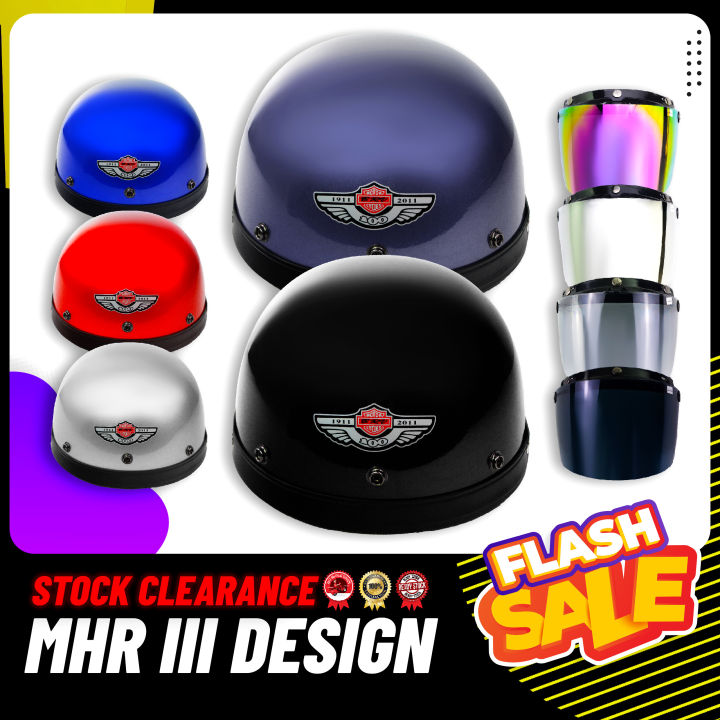 (Clearance) MHR III Helmet Design BRV LOGO Steng Kura Topi Keledar