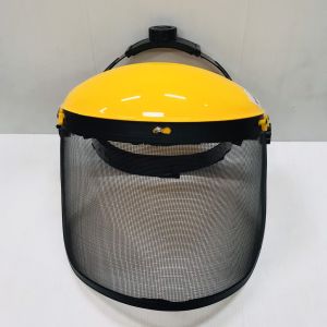 หมวกบังหญ้า หมวกคลุม+แว่น คละสี/คละลาย แบบตาข่าย-แบบผ้า ระบายความร้อน เปิดขึ้น-ลงได้ กันหิน กันสะเก็น แบบสวมหัว แบบพลาสติกใส