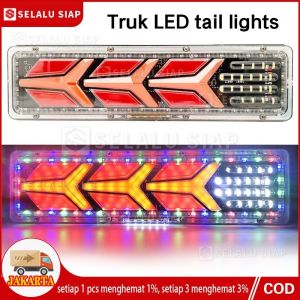 2Pcs Stop lamp / Lampu Stop Pick Up/L300 Running 12 volt 30 cm Truk Model Merah Lampu Rem Truck Model Merah