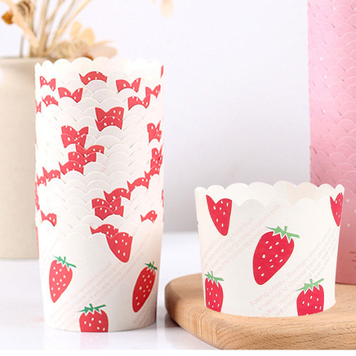 50pcs/pack Cupcake Paper Cups Wrapper Baking Cup Set Bakery Muffin