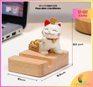 SELANGOR READY H6/7/8/8.5cm Resin Lucky cat handphone Holder/Handphone Stand 高6/7/8/8.5cm 树脂招财猫手机支架