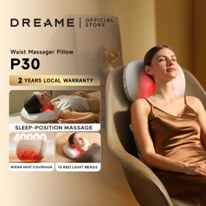 Dreame Pillow Massager P30 | Seesaw Kneading 40000mm² Heat Red Light 2200mAh 60Min Voice Prompt