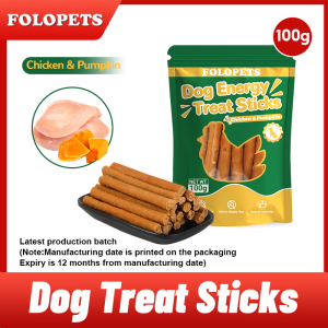 FOLOPETS Pet Snack Dog Energy Bar Chew Dental Sticks CleanTeeth Supplement Nutrients 100g
