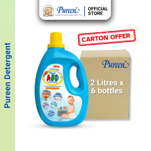 Pureen A-B-D Liquid Detergent 2L x 6 bottles (Carton Pack)