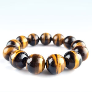 Tiger Eye crystal bracelet collection. Genuine natural and unheated gemstone with Certificate of Authenticity