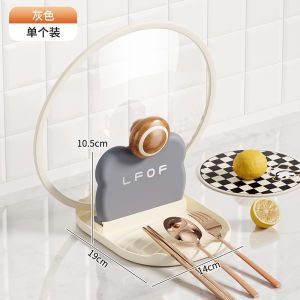 Pot Cover Rack Household Kitchen Plates Organizer Countertop Rack Washable Drainage Shelf Multi-purpose 厨房锅铲勺收纳锅盖架