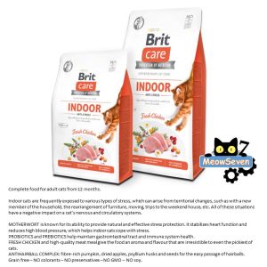 Brit Care Cat Dry Food 2kg /Migliorgatto Cat Food- Kitten /Senior /Urinary /Indoor