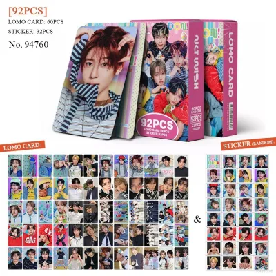 HZ 92PCS/Set NCT WISH LOMO Card Stickers Single YO-I-DON! / BOY MEETS GIRL Postcards Star Peripheral ZH