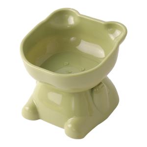 Pet Bowl Cat Dog Food Water Bowl Litter Feeding Dish Tilt Pet Neck Protectors Mangkuk Bekas Makanan Kucing Anjing