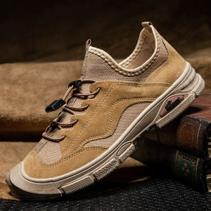 Sepatu Pria terbaru Sepatu Ringan Outdoor k22 Terbang Bernapas Olahraga Sepatu Kasual original
