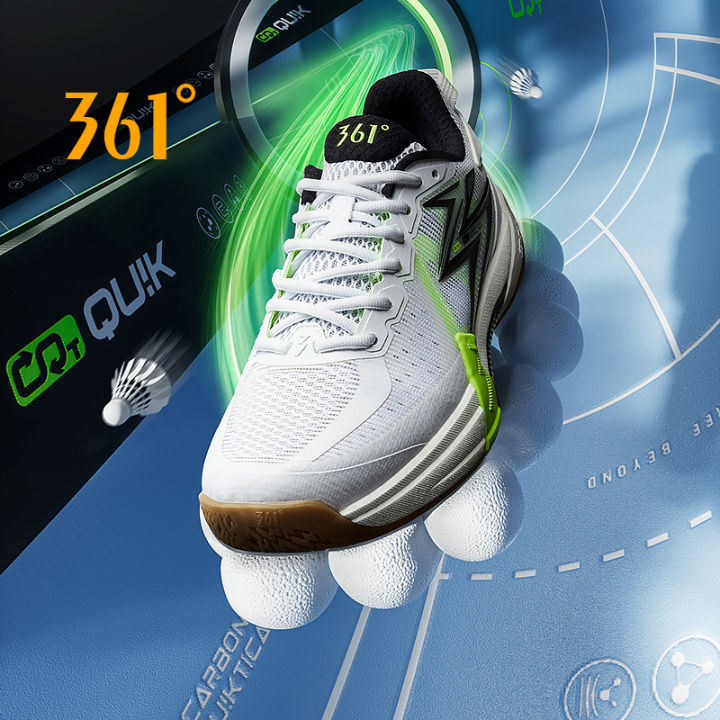 361 Degrees Victory Pro Men and Women's Badminton Training Shoes