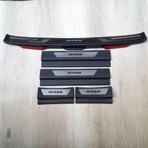 Sillplate Samping Injakan Belakang Mobil Raize 2021 Hitam