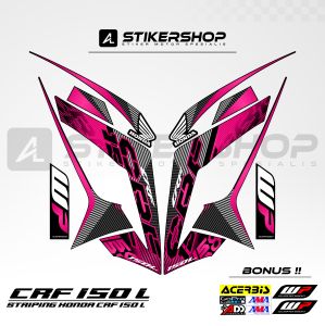 STIKER STRIPING CRF 150 L STOCK DECAL GRAFIS VARIASI 012