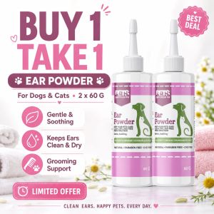 B1T1 Pets Emporium PH: Ear Powder - Ear Cleaner and Hair Removal Safe and Effective for Pets