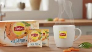 Lipton Slim Plus Mixed Herbal Tea with Apricot 20bags [BEST BEFORE DATE 08/April/2027]