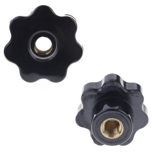 【yanwenxia】💖[HOT SALE]🎈🎈 พลาสติก M4 M5 M6 M8ด้ายหญิงเจ็ด Star shaped HEAD CLAMP NUTS KNOB
