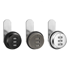 2Pieces Combination Lock 3 Digit Code Cams Lock Accessory for Drawers and Cabinet Sturdy Zinc Alloy Materials Use