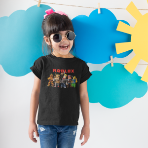 BC011 Kaos Anak Logo Roblox Kaos Game Anak