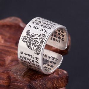 Nhẫn Nam Phật Bản Mệnh đại Thế Chí Bồ Tát - Tuổi Ngọ NA543-N Bạc Hiểu Minh
