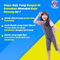 Baju Renang Anak Perempuan Mengapung Anti Tenggelam Ranura Kids Grey Pule -. 