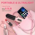 Cordless Hair Straightener Brush for Women, Go Brush Pro Rechargeable Electric Hot Hair Straightener Comb, PortableHeated Hair Straightening for Travel (Black). 