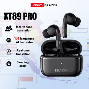 Lenovo ERAZER XT89 PRO AI dịch Tai nghe Bluetooth 5.4 Độ trễ thấp Bản dịch hai chiều Biên bản cuộc họp Du lịch xã hội Tai nghe thiết yếu để dịch
