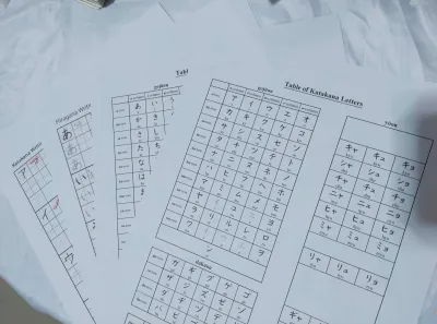 Hiragana and Katakana Writing Practice Sheets