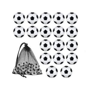 โต๊ะฟุตบอลตั้งโต๊ะขนาดเล็ก18ชิ้นลูกบอลเกม32มม. ลูกบอลสำรองอุปกรณ์เสริมสำหรับลูกฟุตบอลโต๊ะฟุตบอลอย่างเป็นทางการ