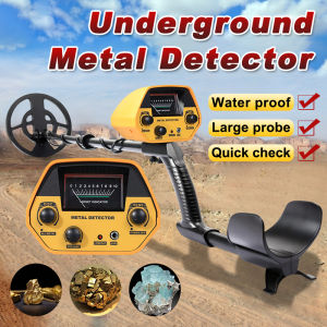 [Special Offer] Portable Metal Detector Handheld Outdoor Treasure Hunting Metal Treasure Detector 10-15 Inch Detection Depth Underground Metal Detector Scanner High Sensitivity Metal Treasure Detector Gold Digger Treasure Hunter Professional Detector