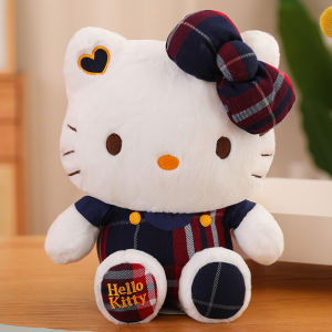 Genuine Sanrio Hello Kitty Plush Doll Kawaii 8/12 inches Cartoon Stuffed Plush Models Cute Dolls Baby Toys Kids Girls Birthday Gift 三丽鸥 娃娃