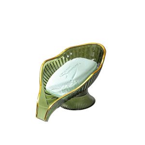 YANGS Self Draining Soap Dish Leaf Shape No punching Soap Holder Creative Nordic style Soap Tray Home Ornaments