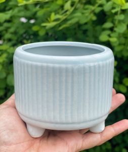 Chậu gốm sứ để bàn - Chậu gốm trồng cây kiểng mini