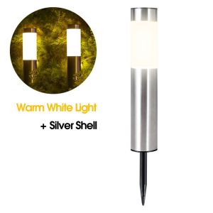 Garden Solar Light Stainless Steel Path Light Outdoor Landscape Light Gate Column Patio Yard Driveway Lawn Light
