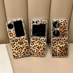 Slim Case Oppo Find N2 Flip Find N3 Flip Premium Thin Purple Leopard Hard PC with Non-Slip Grip Protective Phone Cover for Oppo Find N2 N3 Flip